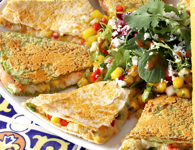 Corn and Crab Quesadillas Corn and Crab Quesadillas picture